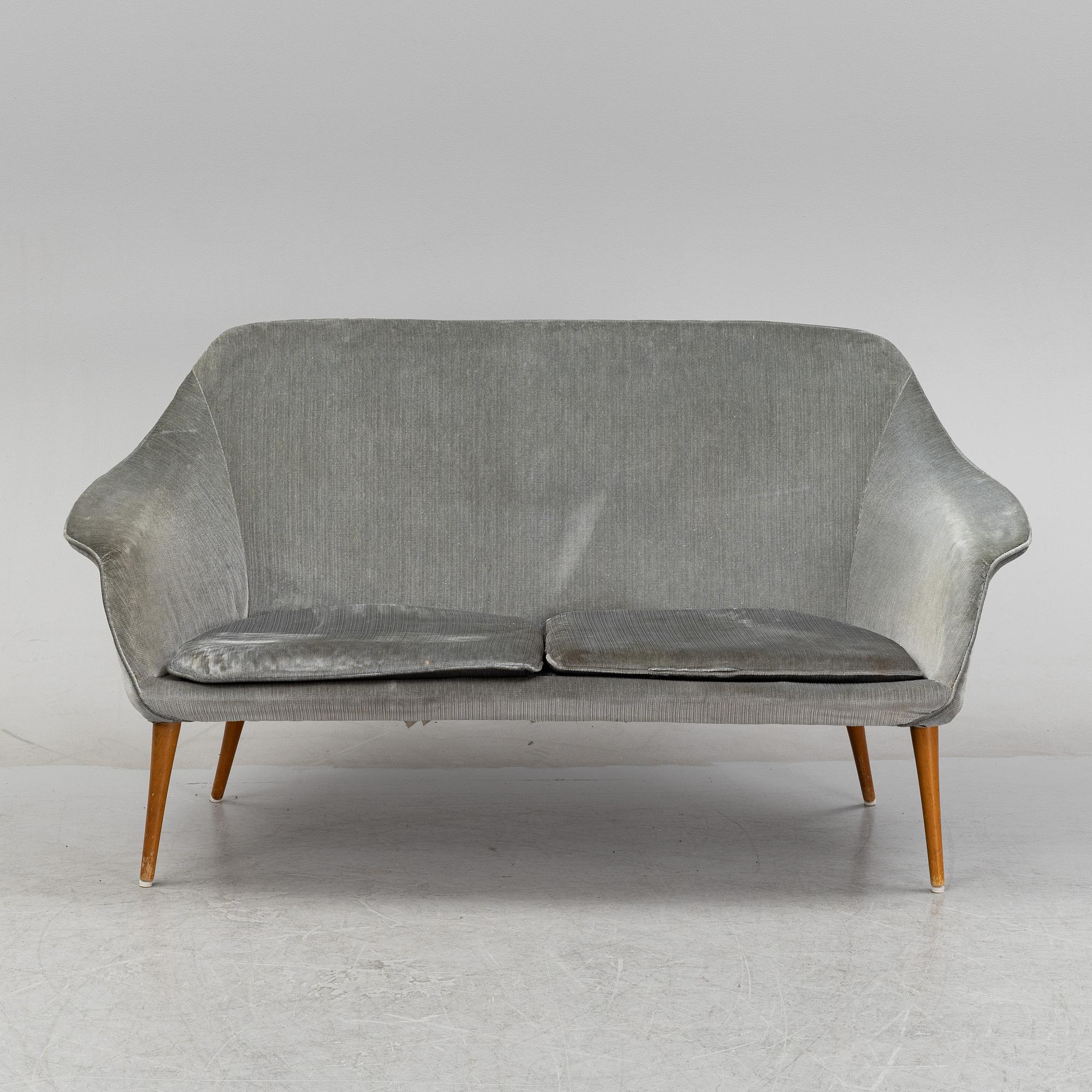 A sofa and easy chair, 'Tonga 48', Nordiska Kompaniet, 1950's.