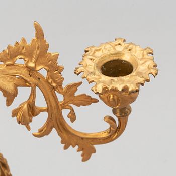 A pair of neo-rokoko candelabra from the second half of 19th century.