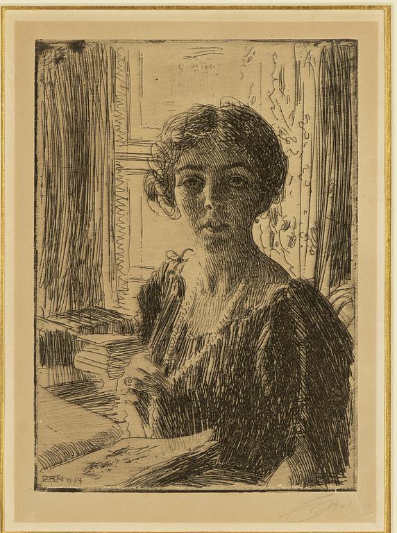 Anders Zorn, "Kronprinsessan Margareta".