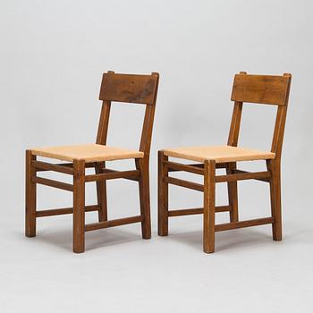 Aino Aalto, Four 1940's '1061D' chairs for O.Y. Huonekalu-ja Rakennustyötehdas A.B.