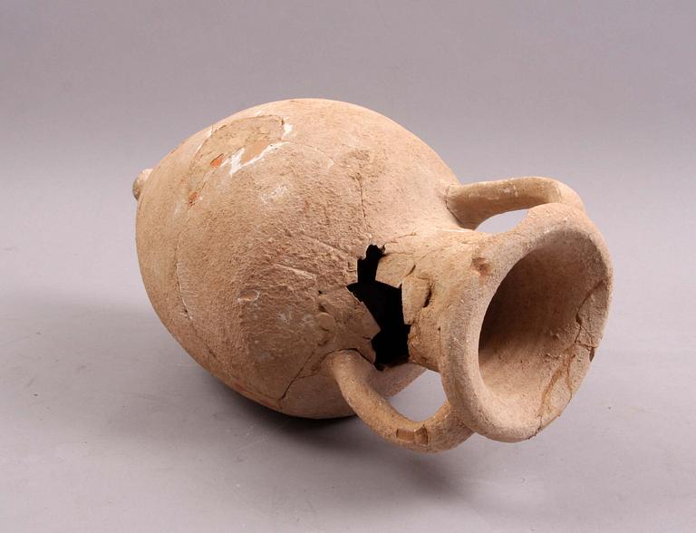 AMFORA, lergods, Romersk tid.