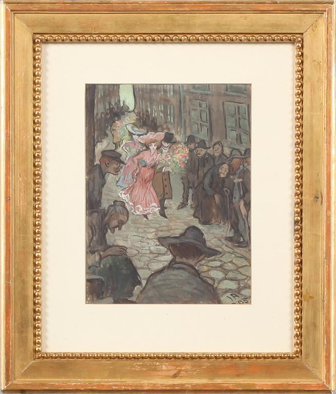 IVAR AROSENIUS, blandteknik, monogramsignerad och daterad -05.