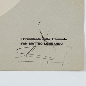 Diplom, Milano triennale 1960.