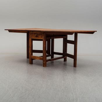 A GATELEG TABLE, 19th century.