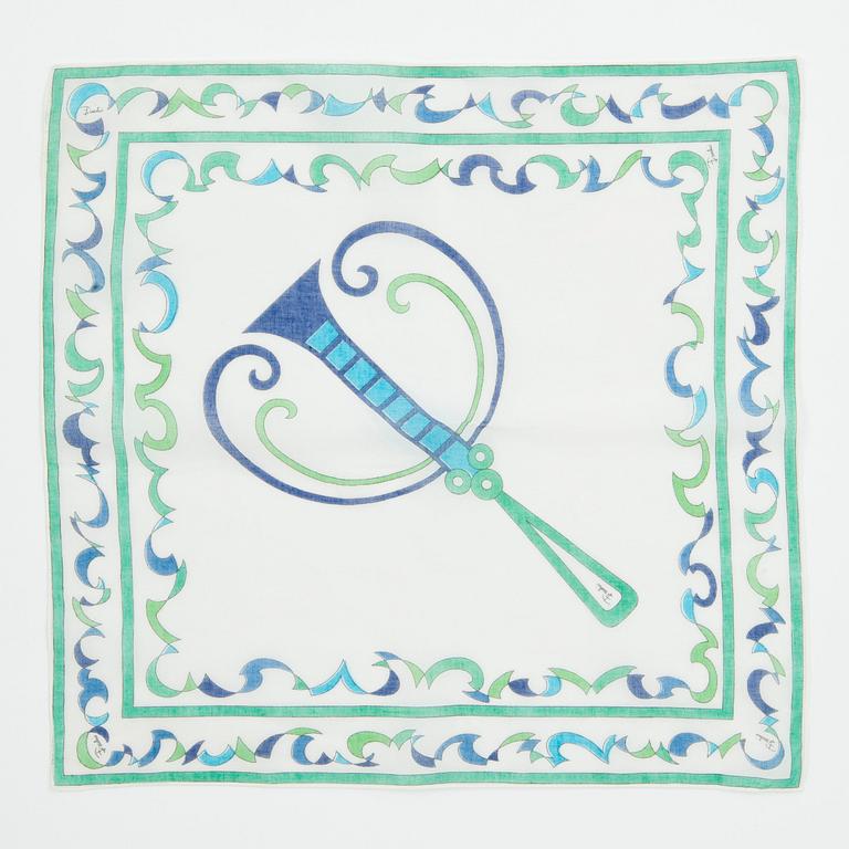 EMILIO PUCCI, three pairs of cotton handkerchiefs.
