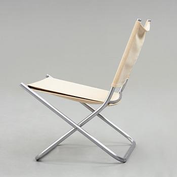 HANS J WEGNER, a folding chair, prototype for Johannes Hansen, Denmark 1960's.