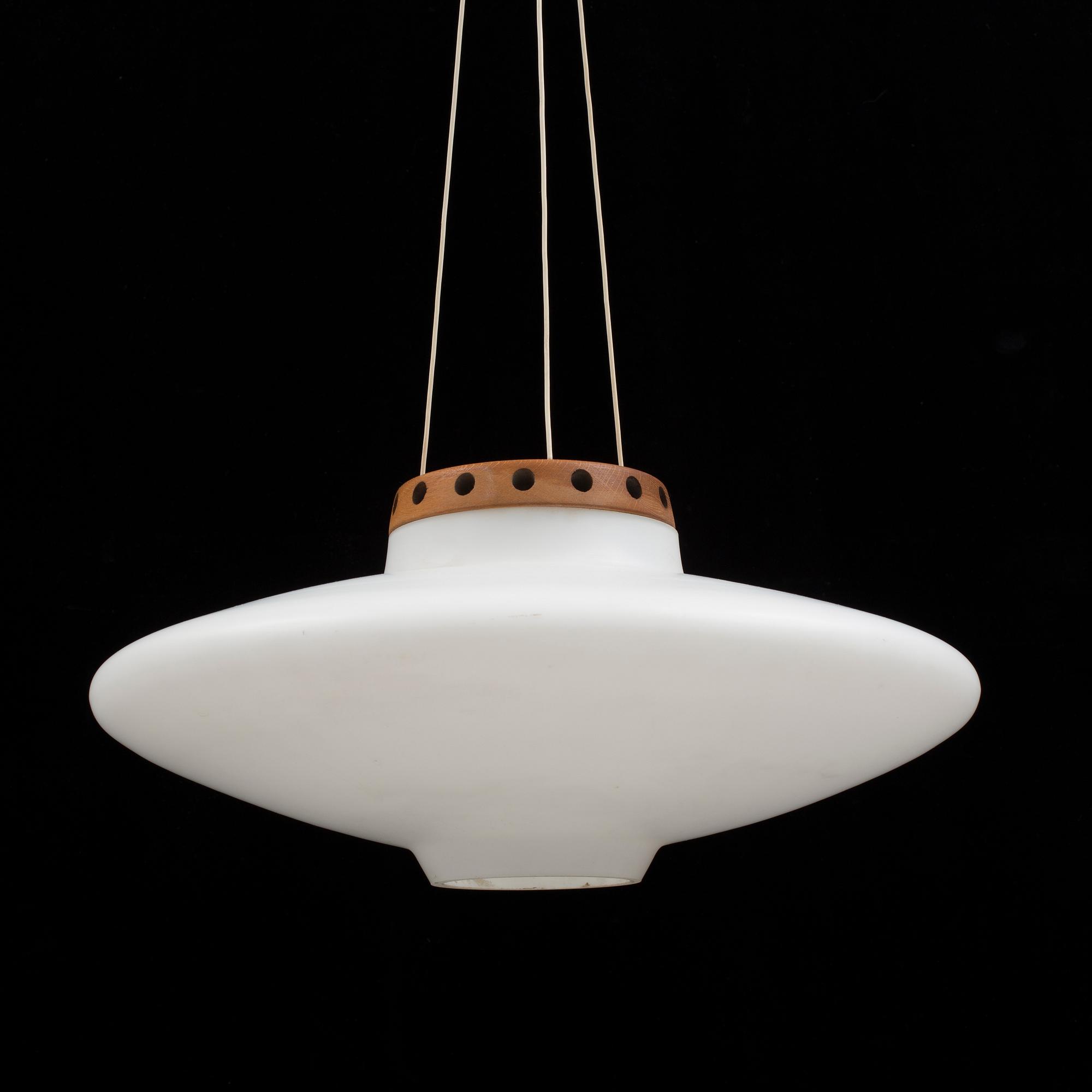 A "Ufo" ceiling light, Luxus, Sweden, 1960s.