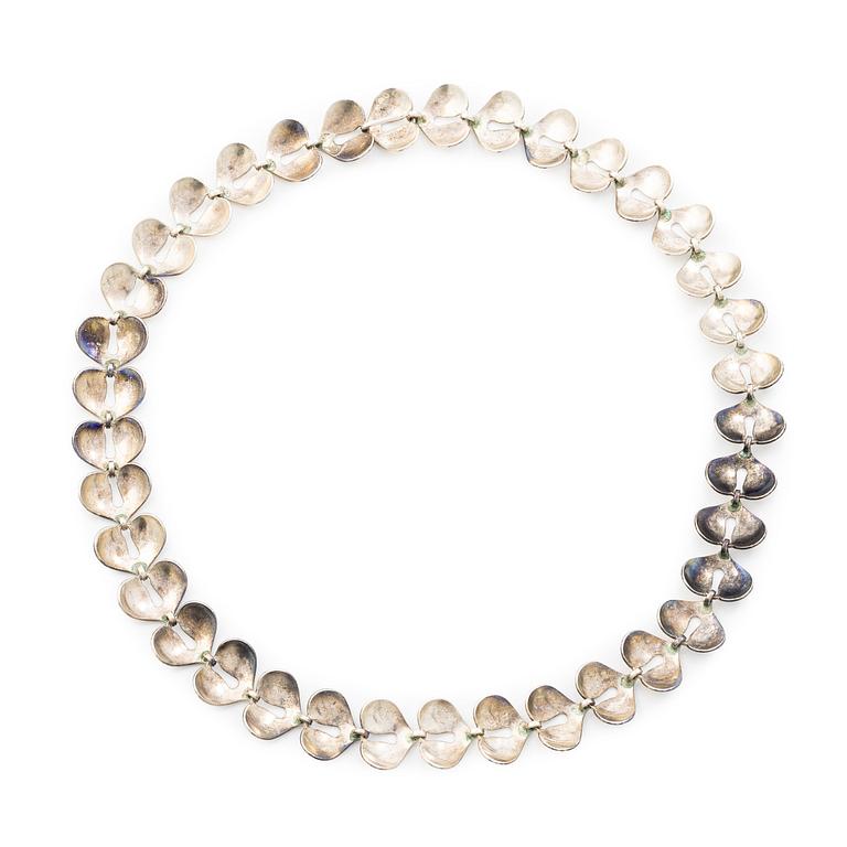 Ateljé Stigbert, collier, sterlingsilver, Stockholm, 1957.