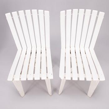 Alvar Aalto, Trädgårdsmöblemang, 5 delar, "Aurinko-serien", Artek 1900-talets.