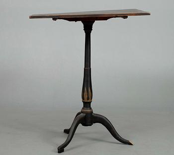FÄLLBORD, målat trä, 1700-tal.