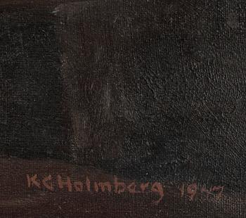 KARL GUSTAV HOLMBERG, olja på duk, sign o dat 1947.