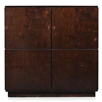 302. Axel Einar Hjorth, a darkly stained birch cabinet "Typenko", Nordiska Kompaniet, Sweden 1935.