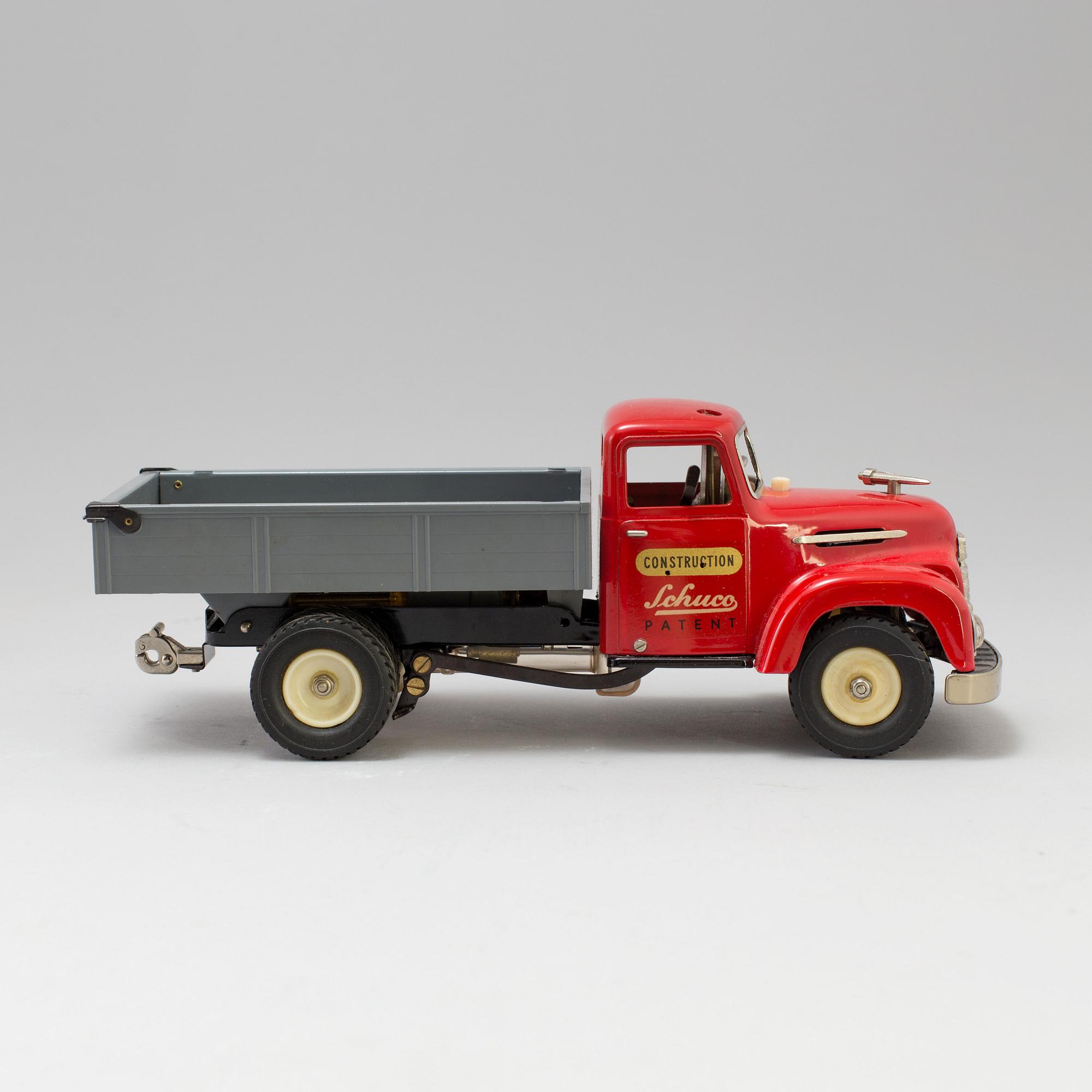 Schuco Kipper Truck Elektro Construction Abschleppatuo 6065 Tinplate Electric. Bukowskis