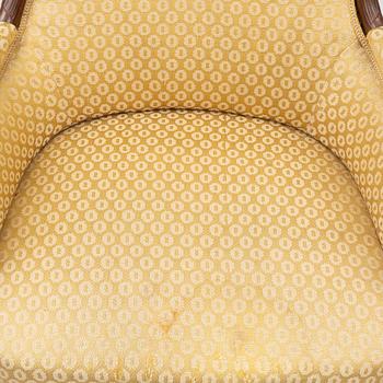 Carl Malmsten, a rare armchair, Cabinetmaker Albin Johansson, Stockholm, 1946.