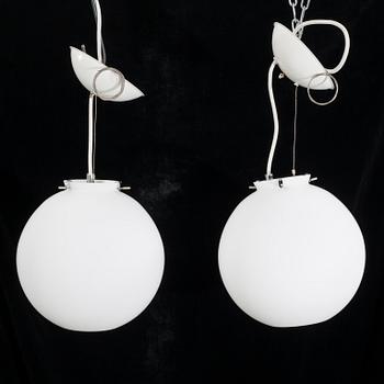 A pair of ceiling lamps "Globus pendant", Zero, designed in 2010.