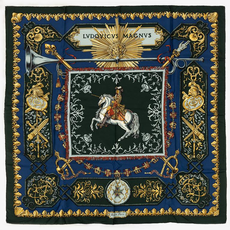 Hermès, scarf "Ludovicus Magnus".