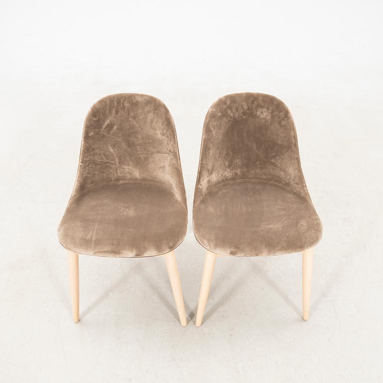 Norm Architects "Harbour Dining Chair" armchairs, a pair, and chairs, a pair, for Audo Copenhagen, contemporary.
