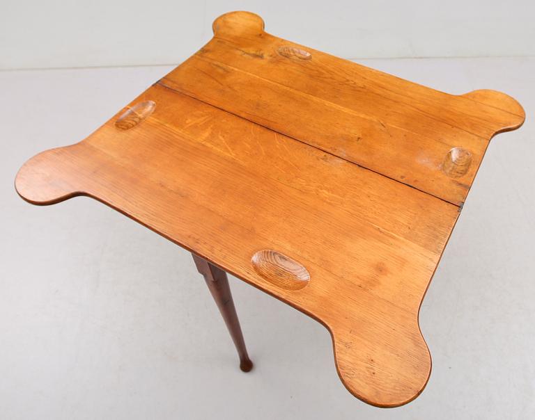 SPELBORD, senbarock, sent 1700-tal.
