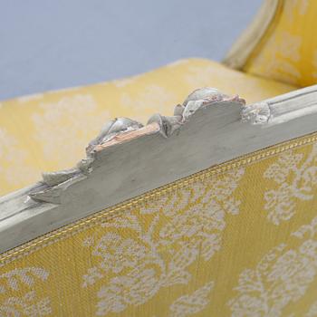 A gustavian style sofa, first part of the 20th Century.