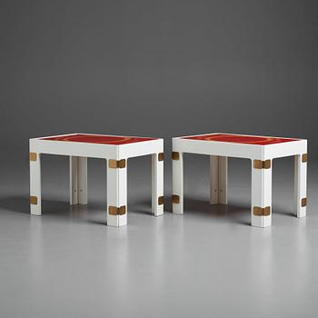 Bra Bohag AB, 'Konsul', a pair of tables, 1960s-1970s.