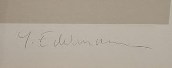 YRJÖ EDELMANN, färglitografi, signerad och numrerad 92/175.