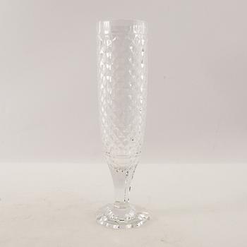 Orrefors, champagne glasses, 8 pcs, 20th century.