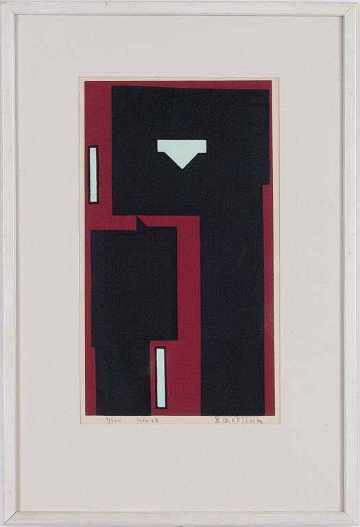 Olle Bærtling, "Égypte - formes noires dans le rouge" .