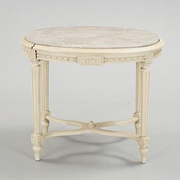 SALONGSGRUPP, 8 delar, gustaviansk stil, 1900-tal.