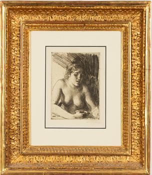 Anders Zorn, "Byst".
