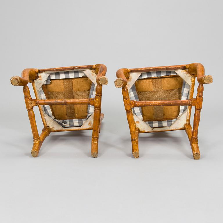 Two baroque/ rococo chairs, first half of the 18th century.