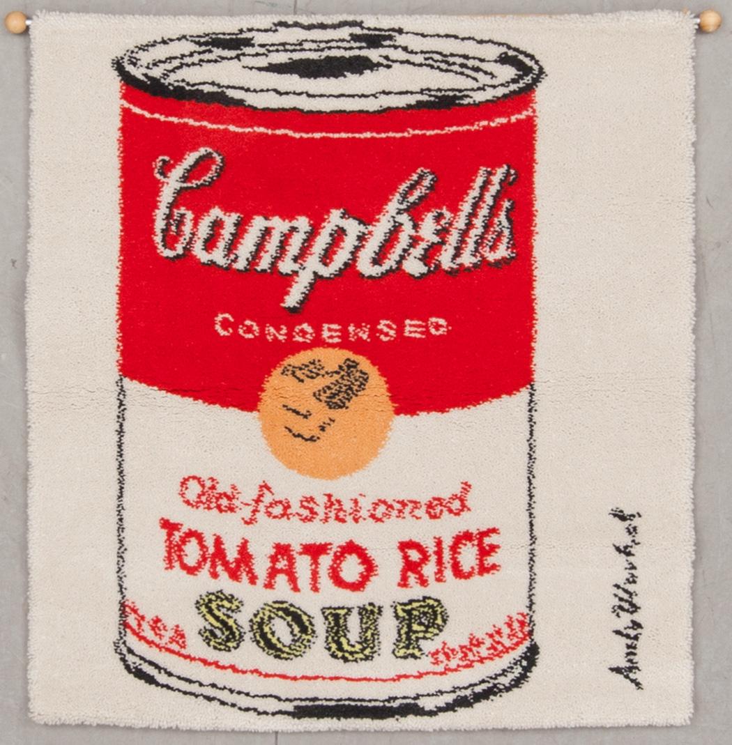 MATTA, "Campbells Tomato Soup", efter Andy Warhol, 1900-talets andra hälft. Ca 87 x 80 cm.