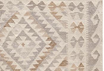 A kilim carpet, c 206 x 150 cm.