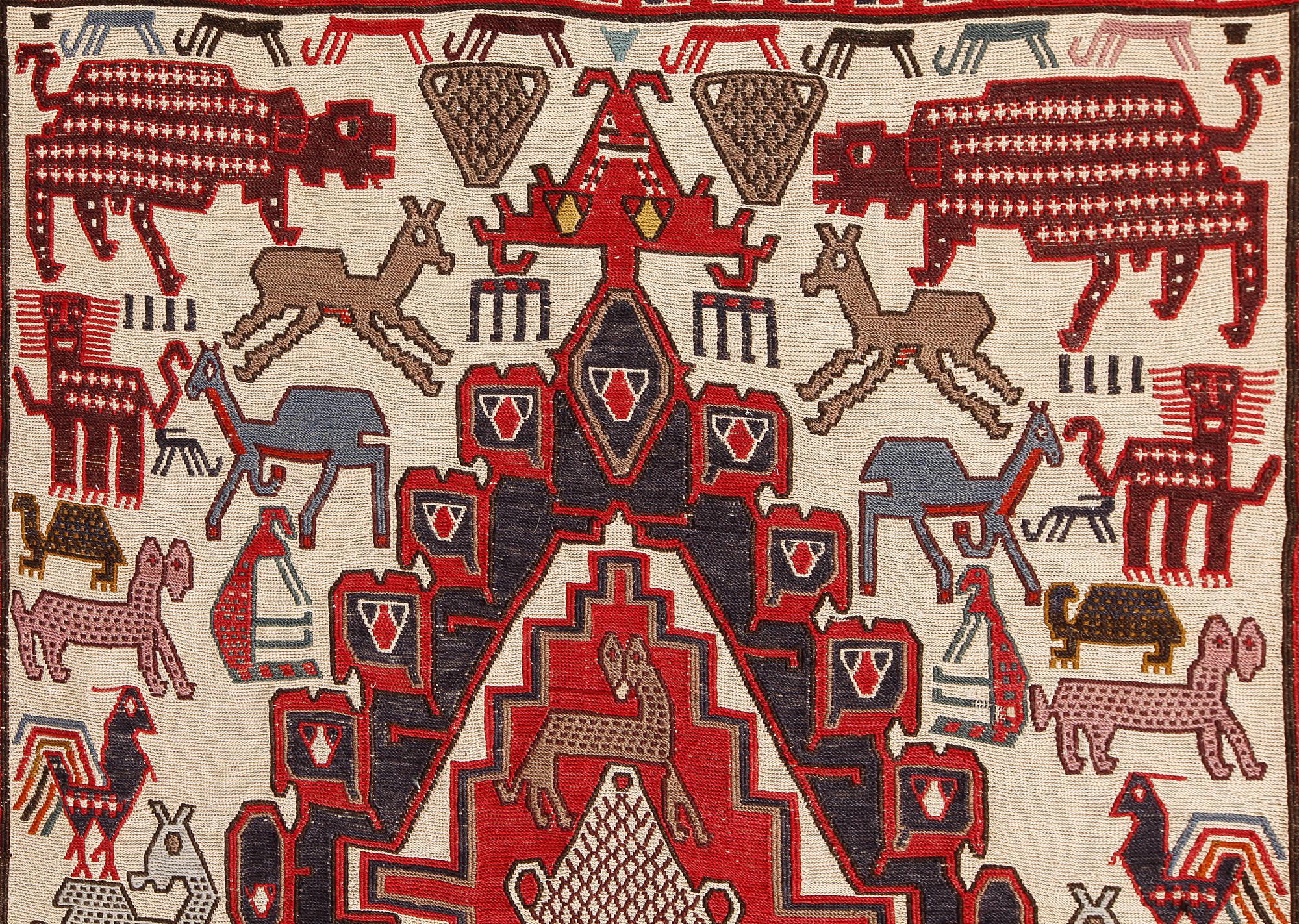 MATTA, Kelim Soumak, 1900-talets senare del, ca 190 x 116 cm.