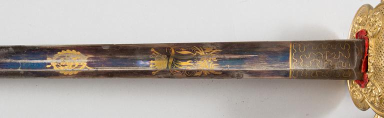 AN INFANTRY OFFICER'S SWORD, ca 1840.