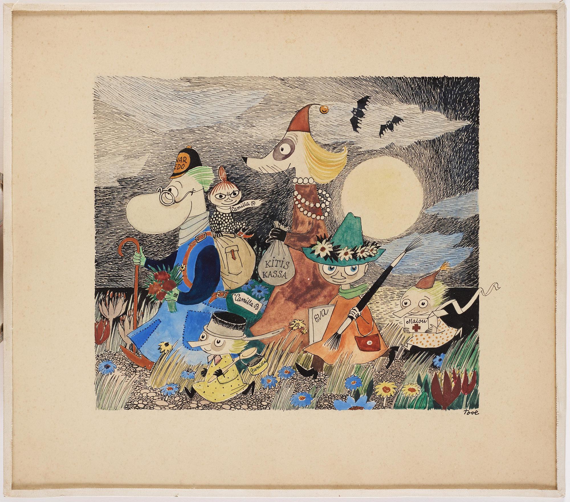 Tove Jansson, On the road.