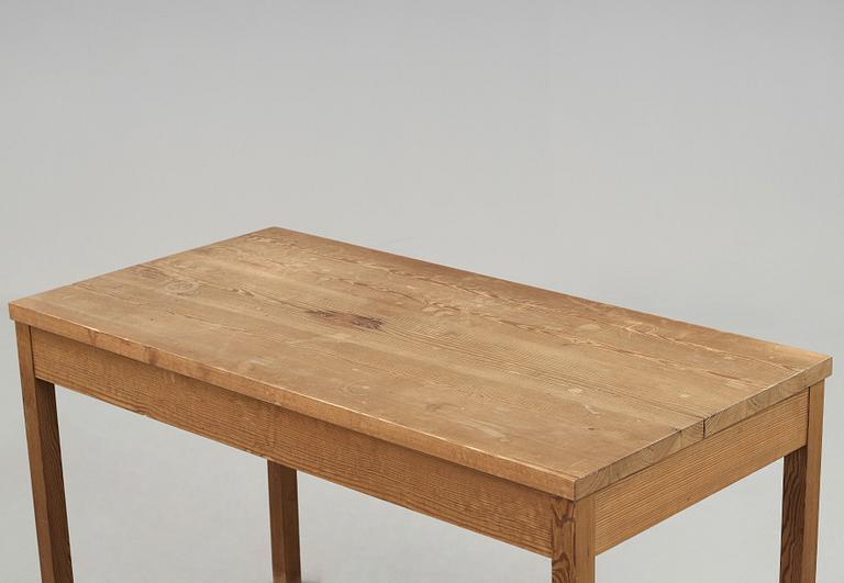 Axel Einar Hjorth, a stained pine desk, Nordiska Kompaniet, Sweden 1930's.