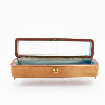 Jewellery boxes, 2 pcs, 20th century.