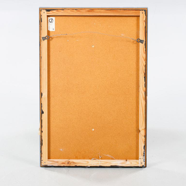 A mirror "GT 7090" and hall dresser "GT 6890", deisgned by Lars Göran Nilsson & Ewa Wrangel, Atelje Glas & Trä, ca 1965.