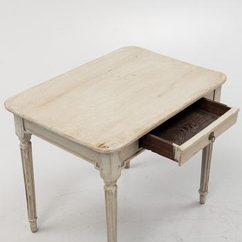 A Gustavian-style painted table, 20th century.