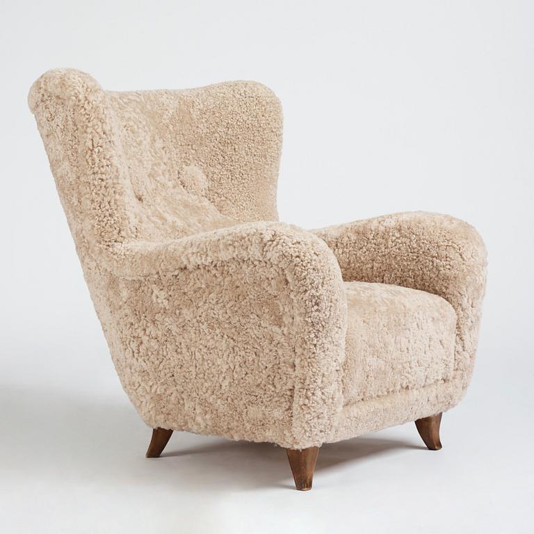 Olle Sjögren, an easy chair, model "800", OH Sjögren, Sweden, 1940-50s.