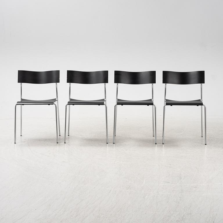 A set of four 'Campus' chairs by Johannes Foersom & Peter Hiort-Lorenzen for Lammhults, designed 1992.