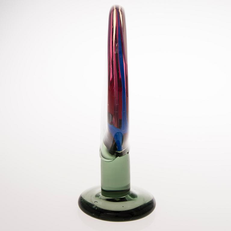 Oiva Toikka, A late 1960s 'Lollipop' glass sculpture signed Oiva Toikka, Nuutajärvi Notsjö.