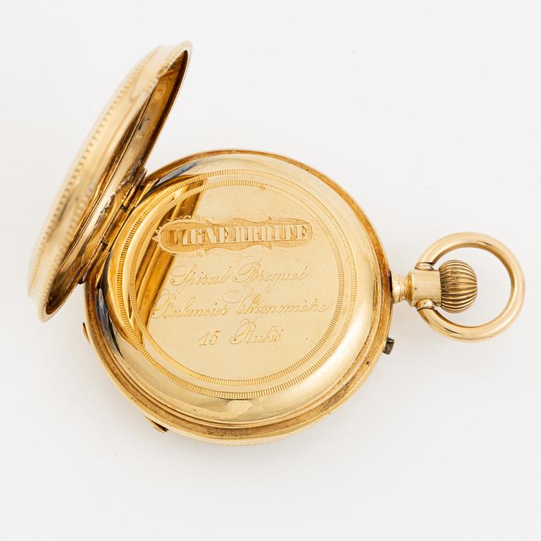 Pocket watch, 39 mm.