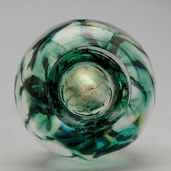 VAS, glas, "fiskgraal" Edward Hald, Orrefors 1953.