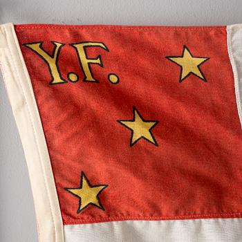A second half of the 20th century Yacht Flag" from the Royal Danish Yacht Club.