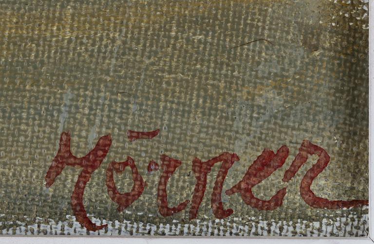 STELLAN MÖRNER, olja på duk, sign.