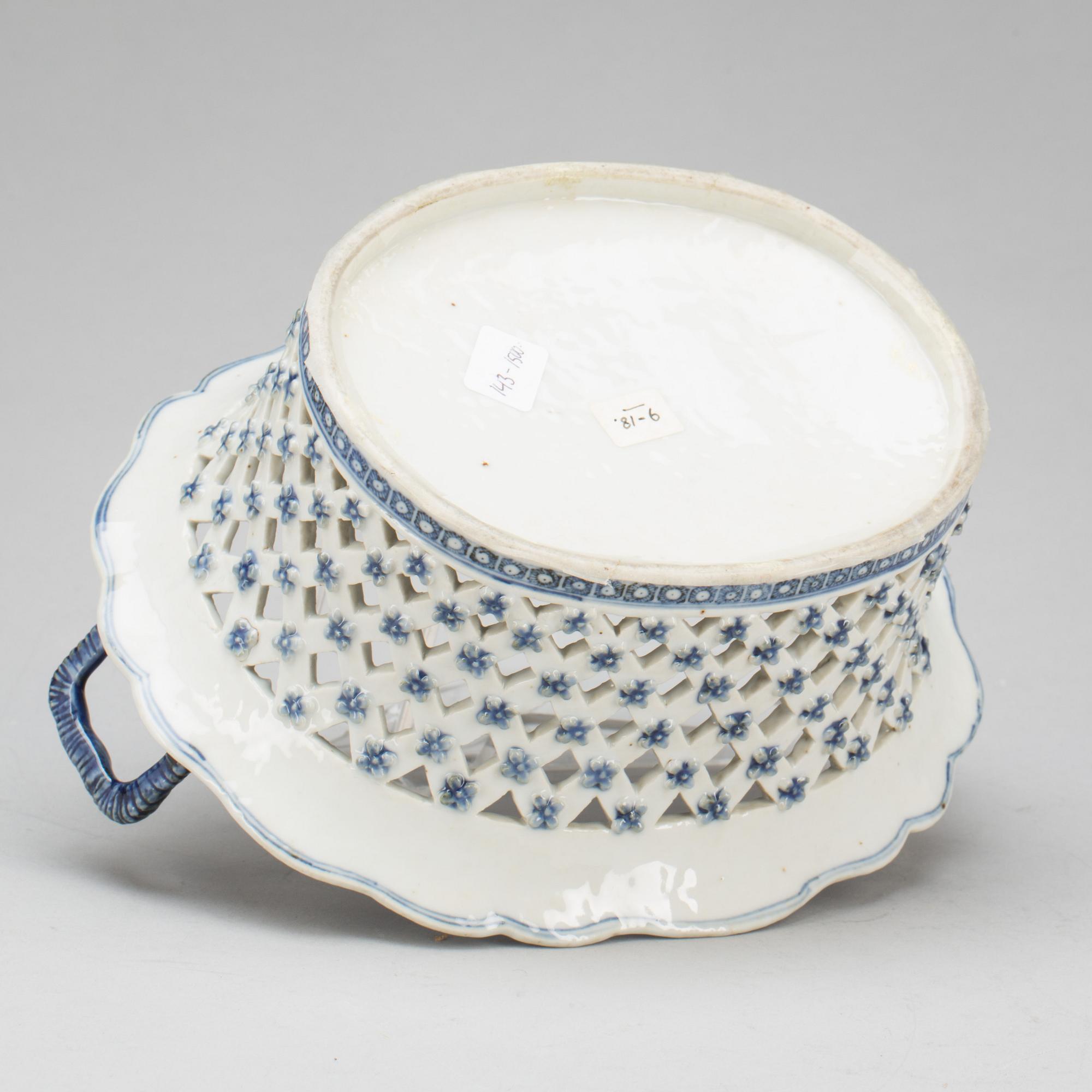 GALLERSKÅL, porslin, Kina. 1800-tal.