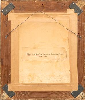Johan Gustaf Sandberg, teckning signerad.