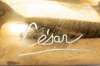 César Baldaccini, skulptur signerad och numrerad 69/99 polerad brons.