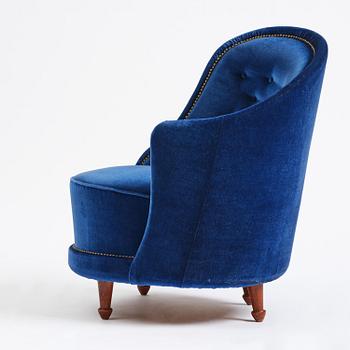 Carl Cederholm, a Swedish Modern armchair, Stil & Form, Stockholm, 1940s-50s.